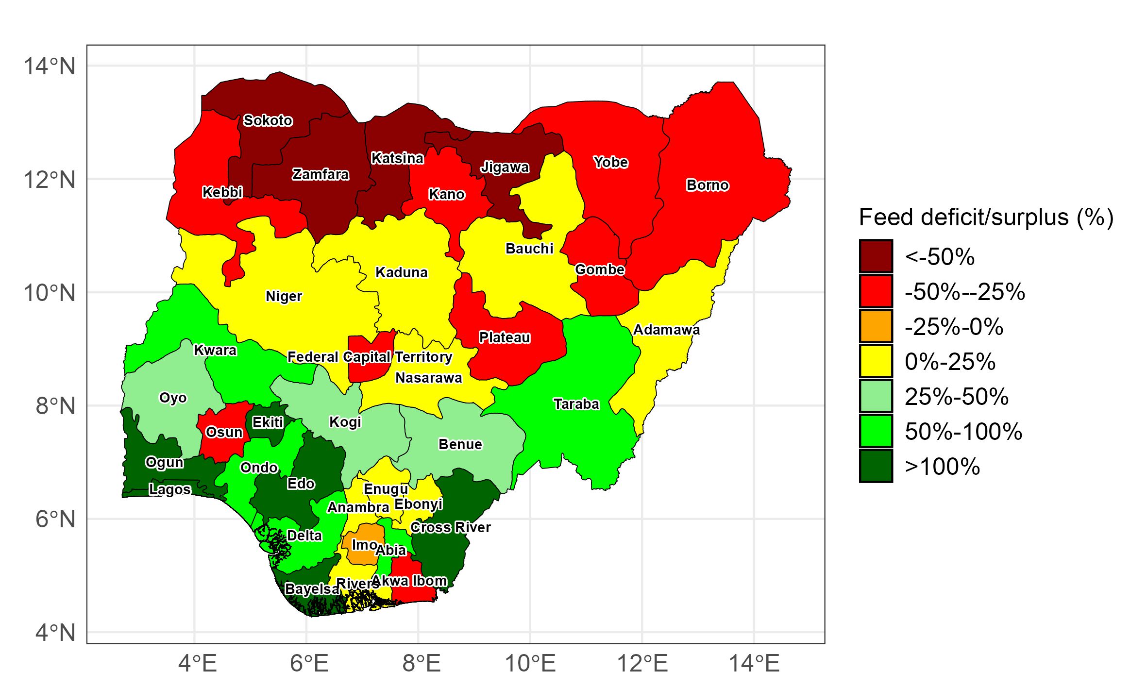 Bridging data and policy: Assessing livestock feed balances for African livestock