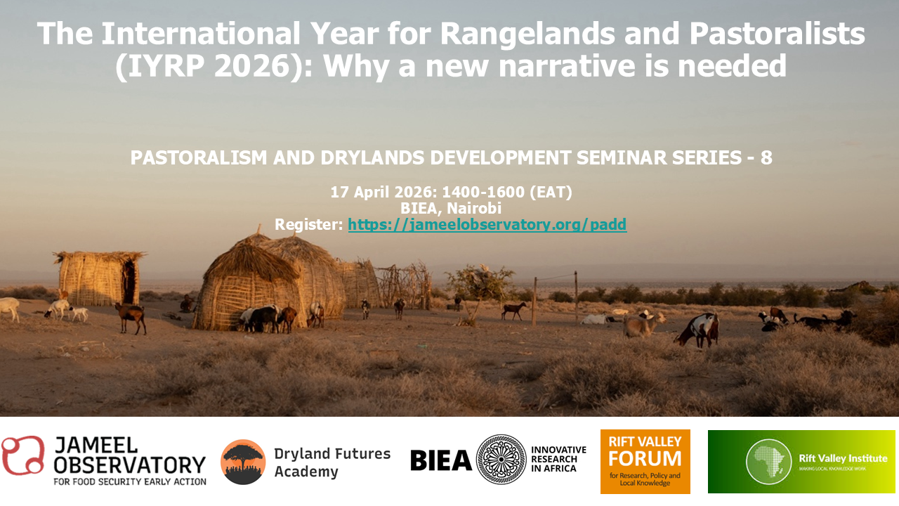 The International Year for Rangelands and Pastoralists: Why a new narrative is needed