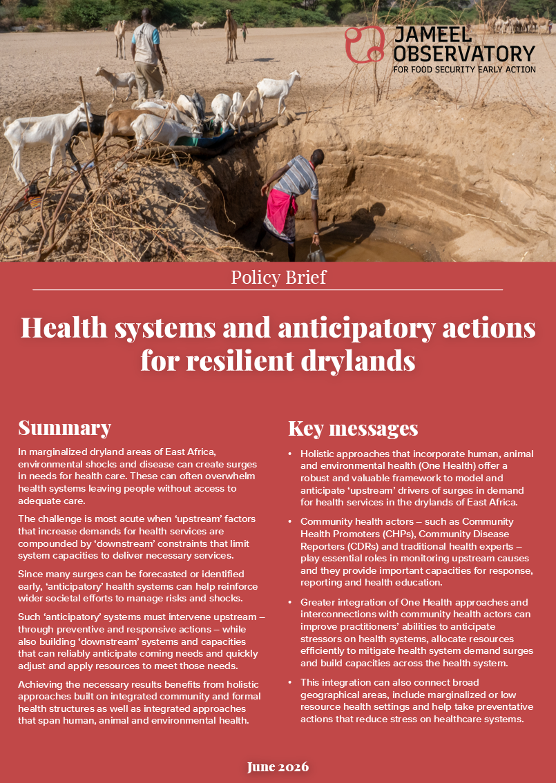 Health systems and anticipatory actions for resilient drylands